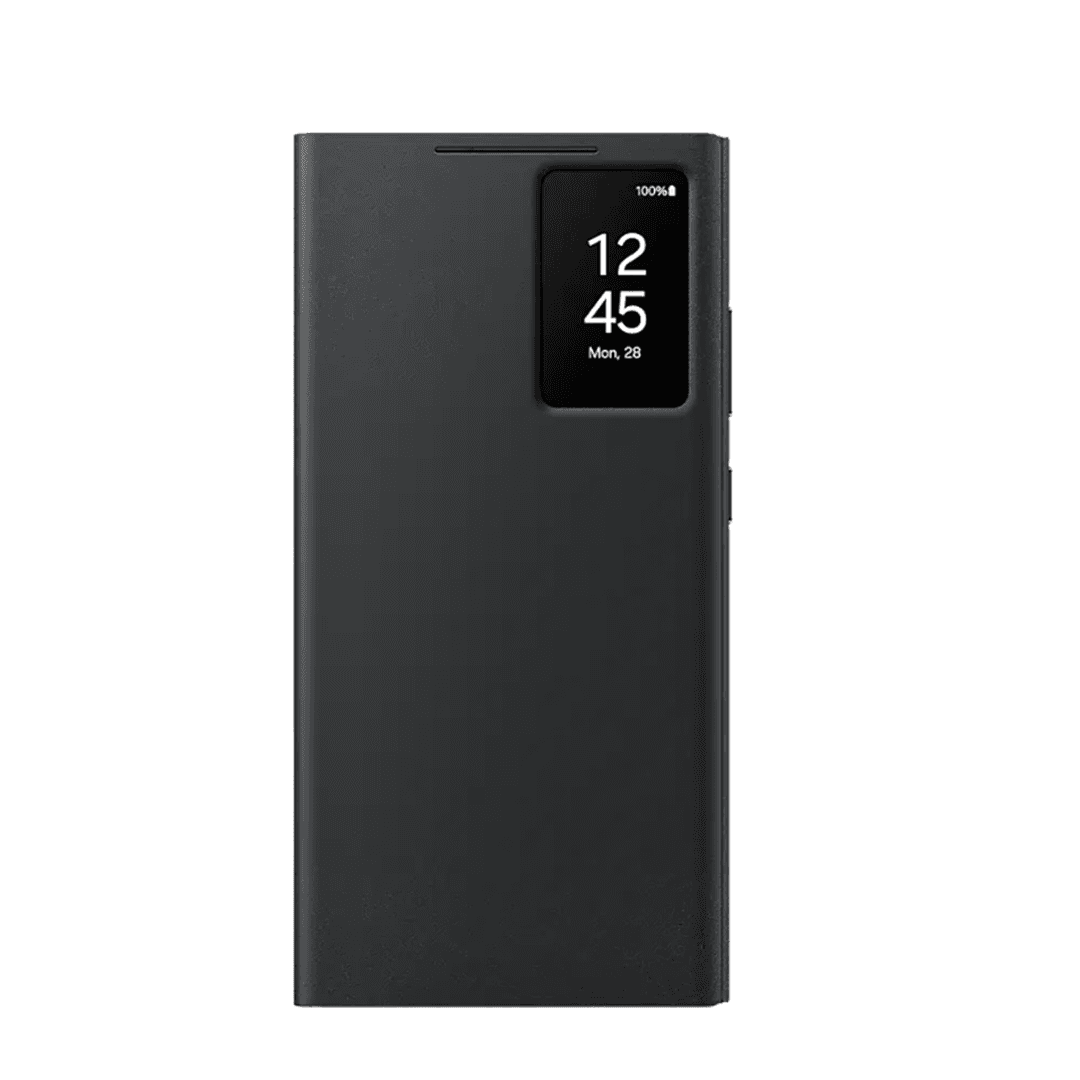 Étui Smart View avec porte-carte pour Galaxy S24 Ultra B