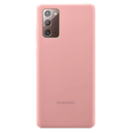 Coque en Silicone pour Samsung Galaxy Note 20 Marron