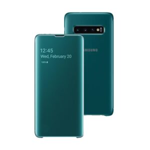 Etui Portefeuille Led View  Samsung Galaxy S10 - Vert