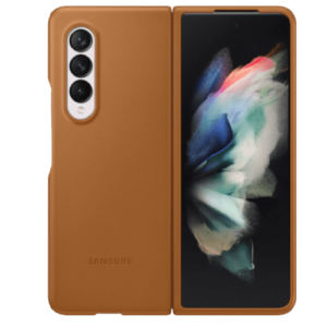 Galaxy Z Fold3 5g Leather Flip Cover