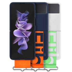 Silicone Cover with Strap  Galaxy Z Flip3 5G