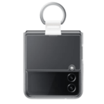 Coque transparente Galaxy Z Flip4 avec anneau
